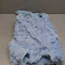 MANDIOO Pack of 2 Light Blue Super Soft Plush Fluffy Decorative Throw Pillow Covers 26x26 inch Faux Fur Wool Velvet Cushion Covers Pillow Cases Couch Sofa Bed Living Room