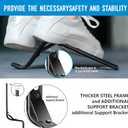 Bicycle Training Wheels for Kids Stronger Version Replacement Adjustable Bicycles Stabilizer for Children, Suitable for 12/14/ 16/18/ 20/ inch Children's Single Speed Bikes