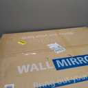 LED Bathroom Mirror, 40"x32" with Frontlit and Backlit Anti-Fog Mirror with Lights LED Vanity Mirror for Bathroom 3 Colors Temperature & Dimmable Bathroom Mirror with HD Tempered Glass