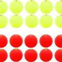 PATIKIL Fishing Bobber Slip Foam Floats Buoy Rig Stoppers for Crappie Trout Bass Fishing (1.2 Inch, Red,Yellow)