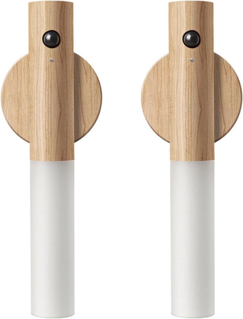 payanwin Motion Sensor Night Light,Torch Footstep Sensor Light Detachable Torch Wall Sconce Magnetic Wall Light for Bedroom, Hallway, Stairway and More