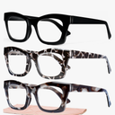 CCVOO Stylish Reading Glasses for Women, Eyeglasses, Blue Light Readers for Women, Computer Eye Glasses, Cheaters(1.0)