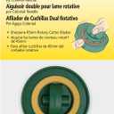 Dritz Omnigrid Rotary Cutter Dual Sharpener,Green