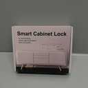 Anweller Smart Cabinet Lock, Hidden No Drill Adhesive Baby Proofing Child Proof Drawer Locks, Keyless RFID Bluetooth Cabinet Locks for Adults File Kitchen Cupboard Closet Liquor - Black