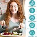 200 Pcs Metal Dinner Forks Bulk Set 7.08 Inches Stainless Steel Forks Silverware Flatware Mirror Polished for Restaurant Home Kitchen Dishwasher Safe