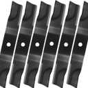 K5575-34330 Lawn Mower Blades for 48" Deck, Compatible with Kubota Kommander ZG123 ZG124 ZG2048 Z122E Z121S, Replaces K5575-97530, K5182-71840, 6 Pack