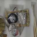 Mondern Large Gold Kitchen Island Pendant Light, 10 '' W 1-Light Glass and Brass Island Pendant Lights,Farmhouses Pendant Light, for Kitchen,Dining Room,Bathroom