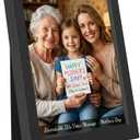 KWANWA 5x7 Recordable Picture Frame 20-Second Voice Recording, Personalized Talking Photo Frame, Holds 5x7 Photos, Vertical or Horizontal Display, Tabletop & Wall Mount, Sentimental Keepsake for Mom, Dad, Grandparents, Long Distance, Memorial, Birthday, Christmas