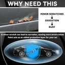 Black Touch Up Paint for Cars, Color Accurate Car Touch Up Paint, Professional Automotive Scratch Repair, Lasting Auto Scratch Remover, Quick Dry, Easy to Use, Safe and Waterproof, Versatile Use
