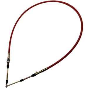 80833 Automatic Transmission Shifter Cable Eyelet End, Replacement for B&M Automotive Heavy Duty Performance Shifter Cable, 5ft Long Af72-1002 BMM-80833 0.375" Outer Diameter Red