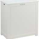 Oceanstar RH5513WHITE Storage Laundry Hamper, White