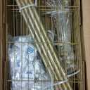 Ulif E1 Heavy Duty Closet Garment Rack, 6 Tiers Adjustable Metal Freestanding Expandable Clothing Storage with 4 Hanger Rods, Easy to Assemble Wardrobe, 71.4" H x (70" - 88.2") L x 14" D, Gold