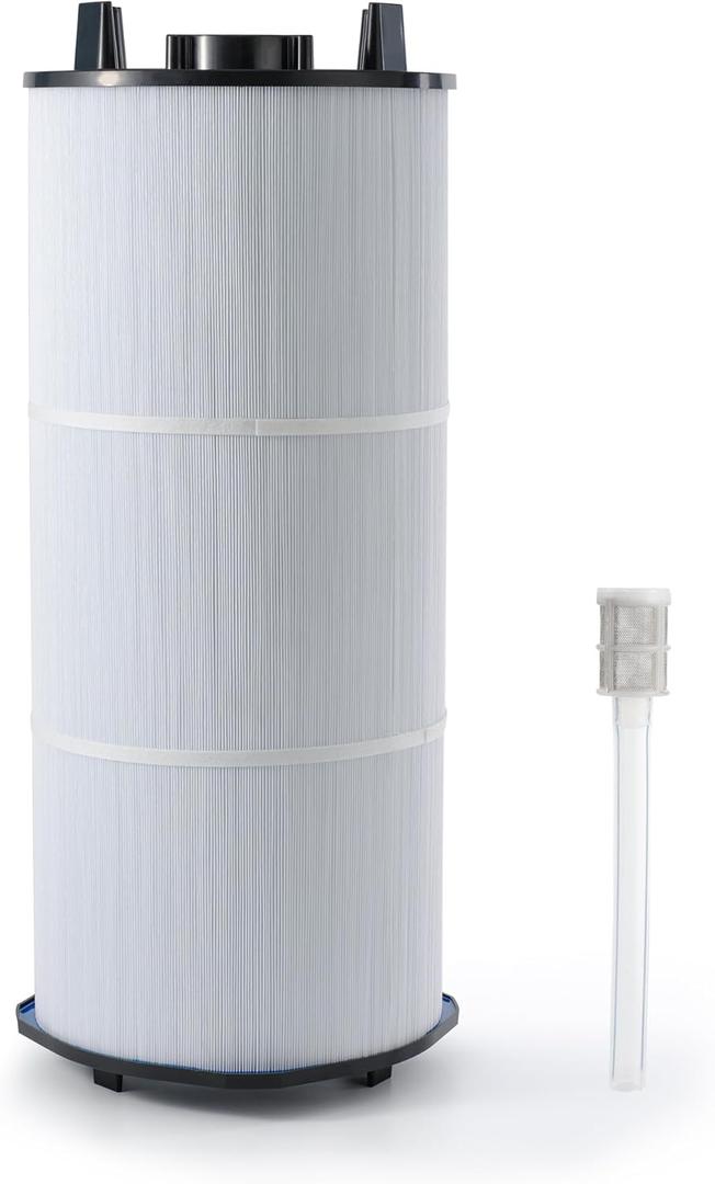27002-0300S Pool Filter Cartridge, Compatible With Sta-Rite System 2 Modular Media PLM300 Pool and Spa Cartridge Filter, Replacement For Sta-Rite 27002-0300S Pool and Spa D.E. Filter, 300 sq.ft