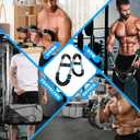 Twister Arm Trainer, 60-110lb Adjustable Chest & Arm Muscle Trainer for Men, Forearm Strengthener Shoulder Arm Exercise Equipment, Chest Workout Bar Portable Arm Exerciser for Home Fitness (BLUE)