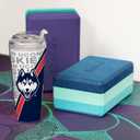 Rico Industries NCAA Standard 24oz Acrylic Tumbler with Hinged Lid, Officially Licensed Double Wall Tumbler with Straw