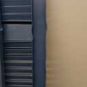 Ekena Millwork Lifetime Vinyl LL1S14X06000CB Standard Cathedral Top Center Mullion, Open Louver Vinyl Shutters, w/Installation Shutter-Lok's & Matching Screws (Per Pair), 14 1/2"W x 60"H, Classic Blue