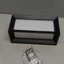 18W Modern Outdoor Lights for House, Front Porch Lights, Exterior Wall Mount Light Fixtures 3000K, Outdoor Patio LED Lights Waterproof, Aluminium Black Warm White