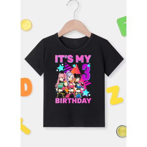 4 Years Old Birthday K pop Kids 4th Birthday Girls Kpop TShirt, xs