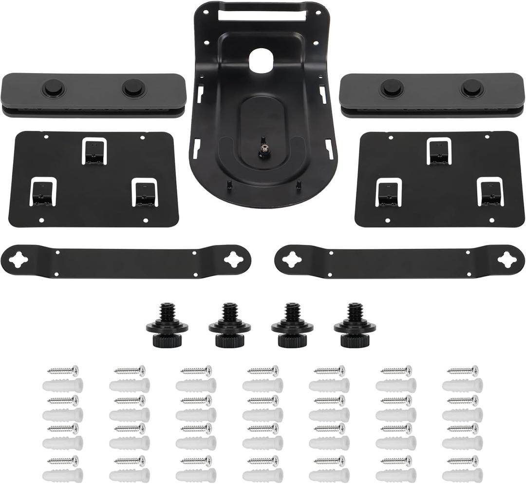 Video/Rally Mounting Kit Compatible with Logitech Speakers, Cameras, Desktop Hubs, and Display Hubs to Make Conferencing Easier and More Efficient, 939-001644 Mounting Bracket