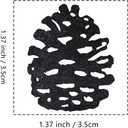 Pinecone Rubber Stamp, 1-1/3 Medium Pine Cones Stamp for Scrapbooking Card Making Crafting