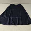 Zeagoo Skirts for Women Jacquard High Waist Skirt Black Elegant Midi Skirt Satin (Small, Navy Blue)