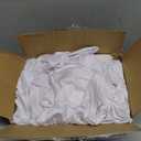 Folding Chair Covers White, Spandex Chair Slipcovers 6 PCS, Universal Fitted Chair Slipcovers for Wedding, Party, Banquet, Holidays, Celebration