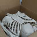 5.4Ft Life Size Halloween Skeleton Decoration - Posable Plastic Realistic Human Full Size With Movable Joints for Indoor Outdoor Decor, Haunt House