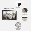 Mountain Wall Decor Large Canvas Wall Art for Living Room Big Forest Landscapes Pictures Painting Artwork Nature Framed Decoration for Living Room Bedroom Office Gifts 24"x36"