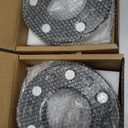 LUJIANI 4 Pack 6x135mm Wheel Spacers for 2015-2025 F150 4WD Expedition Navigator, 1" Thick Forged Hubcentric Tire Spacer, M14x1.5 Thread Studs & 87.1mm Centric Bore, 6 Lug Hub Centric Wheel Adapters (Black)