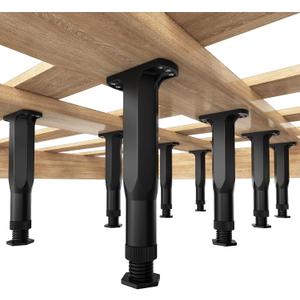 8 PCS (8.3"-14.5") Adjustable Bed Frame Support Legs, Frame Center Slats Heavy Support Leg,Durable Furniture Suport Legs for Frame/Sofa/Dresser/Table, Legs Furniture Replacement Parts