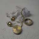 Gold Wall Sconces Sets of 2, Indoor Wall Light Fixtures with Fabric Lampshade, Pleated Fabric Wall Lamp Dresser Hardwired Lamp Wall Lighting Fixture for Bedroom Living Room Porch Dining Room