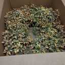 26" Artificial Fall Boxwood Wreath for Front Door Decoration(Autumn Orange)