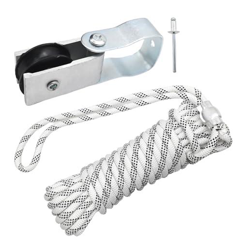Extension Ladder Rope & Pulley Kit, Replacement for Werner Aluminum and Fiberglass Extension ladders, Replacement for Werner 31-12 Pulley Assembly, Replacement for AC30-2 Extension Ladder Rope