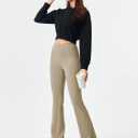 AFITNE Women's Flare Leggings High Waist Yoga Pants with Pockets Tummy Control Workout Casual Bootcut Pants (XS)