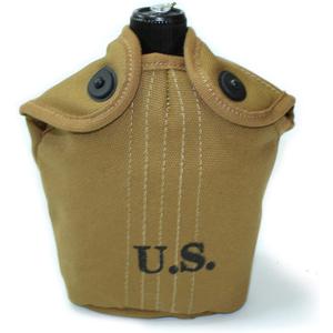 Reproduction 0.8L US Soldier WWII WW2 Canteen Cup and Cover Set