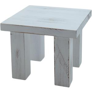 Newborn Photography Props Wooden Table Mini Bedside Table Rustic Square End Table Baby Photoshoot Props Display Risers for Any Newborn Bed and Birthday Cake Smash Photoshoots