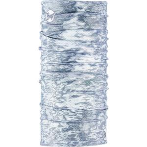 BUFF CoolNet UV Neck Gaiter, UPF 50 Sun Protection, Breathable, Versatile, Quick Dry Face Mask, White & Grey, Adult Size