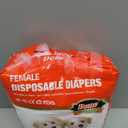 Dono Disposable Dog Diapers Female, Super Absorbent Doggie Diaper, Rapid-Dry Gel Technology Puppy Diapers, Leak-Proof Fit for Cat Doggy in Heat, Excitable Urination, Incontinence, XX-Small, 45Ct