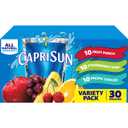 Capri Sun Fruit Punch, Strawberry Kiwi and Pacific Cooler Flavored Juice Drink Blend Variety Pack, 30 ct Box, 6 fl oz Pouches (EXP 01/15/27)