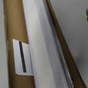 No Drill Light Filtering Cellular Shades for French Doors, 24"x70", White