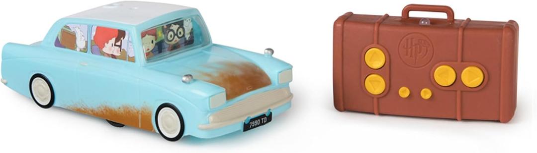 Wizarding World Harry Potter, Weasleys Flying Remote Control Car with Zero Gravity Technology, Drives Indoors on Walls & Floors, Gifts & Stocking Stuffers for Kids