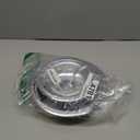 4 Pack Chrome Drip Pans, Compatible with Whirpool Kenmore Frigirate Stove Top Drip Bowls. Include 2 Pcs 6'' Range Replacement Drip Pans and 2 Pcs 8 '' Cooktop Drip Pans (Frigidaire, Silver)