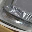 8-Piece Deep Glass Baking Dish Set with Plastic lids,Rectangular Glass Bakeware Set with Lids, Baking Pans for Lasagna, Leftovers, Cooking, Kitchen, Freezer-to-Oven and Dishwasher, Gray