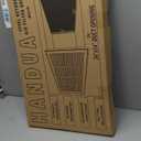 Fits 24x14 Duct Opening | Filter Included Steel Return Air Filter Grille by Handua [Removable Door] | Vent Cover Filter Grill | White | Outer Dimensions: 26 5/8"W X 16 5/8"H