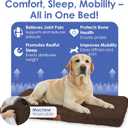 AMERICAN KENNEL CLUB Orthopedic Memory Foam Dog Crate Mat, Egg Crate Foam Cushion, Washable Cover, Non-Slip Base, Eases Joint Pain, Breathable, Durable, 42x27, Brown