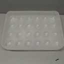 Jilukibo Egg Holder for Refrigerator with Lid, 24 Count Tray Carrier Storage Box for Fridge, Stackable Clear Plastic Container Dispenser Keep Fresh