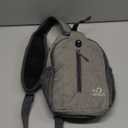 WATERFLY Crossbody Sling Backpack Sling Bag Travel Hiking Chest Bag Daypack