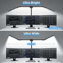 LED Floor Lamp with 4 Light Bars, 24W/3000LM Ultra Bright Wide Reading Lamp
