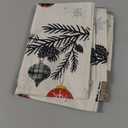 Artoid Mode Red Pine Trees Merry Christmas Table Runner, Winter Xmas Holiday Kitchen Dining Table Decoration for Home Party Decor 13x108 Inch