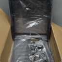 Small Coffee Bar Cart with Drawer Srorage, Office Coffee Bar Station Organizer Mug Cup Holder Stand, K Cup Holder Rack for Home Buffets & Sideboards for Kichen, Entryway, Living Room (Black)